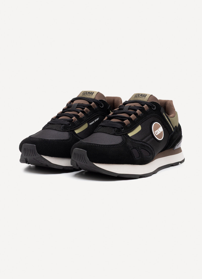 Baskets homme travis sport colors noir