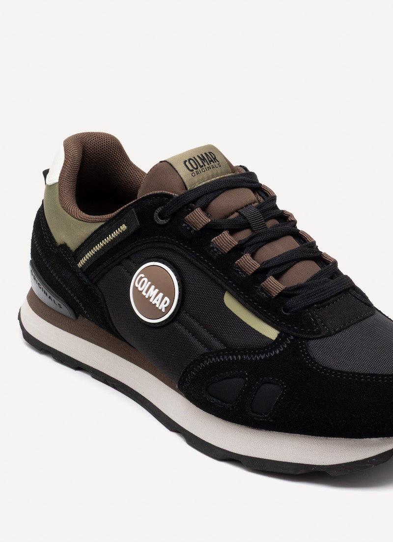 Baskets homme travis sport colors noir