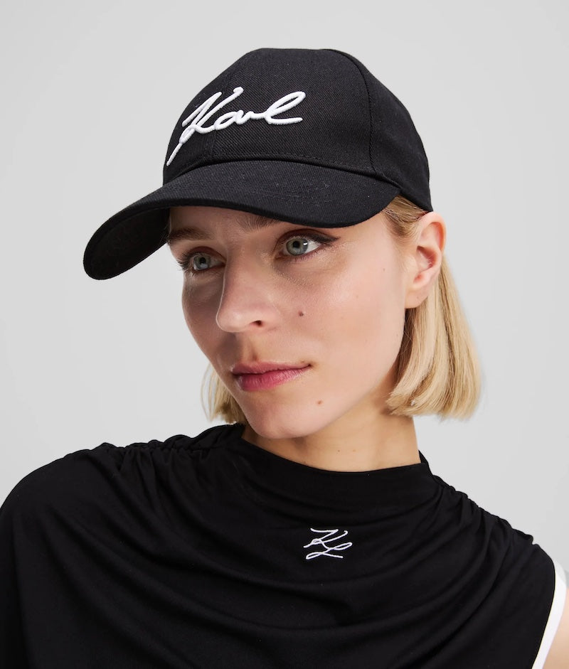 Casquette mixte Karl Lagerfeld Signature brodé A1W33069 999