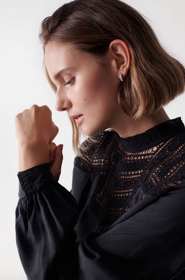Blouse femme Salsa noir