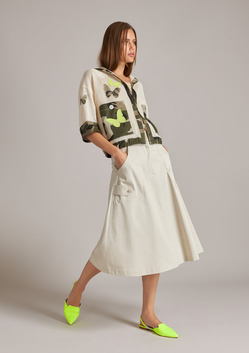 Blouson ajouré Tricot Chic