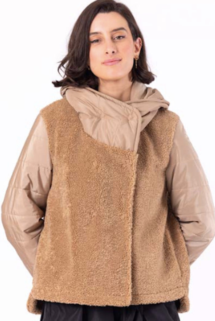Blouson bi matière O'MER