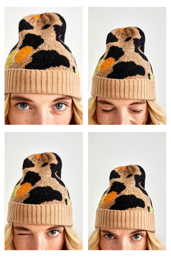 Bonnet Leopard Desigual 21WAHA16