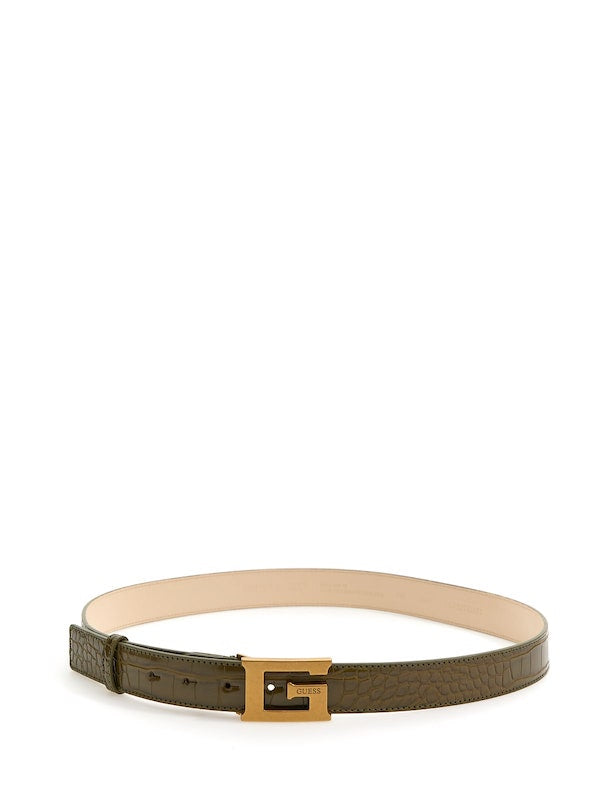 Ceinture imprimé croco Guess