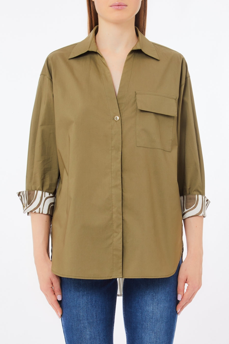 Chemise bi matière Liu Jo