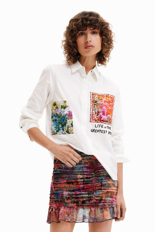 Chemise blanche BEAR Desigual 22WWCW06