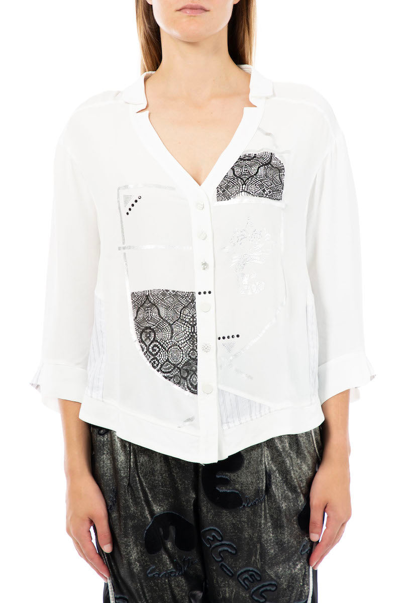 Chemise brodée Elisa Cavaletti