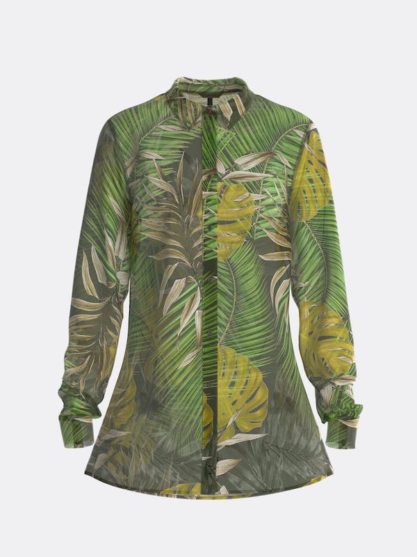Chemise Clouis à imprimé Guess W3GH97