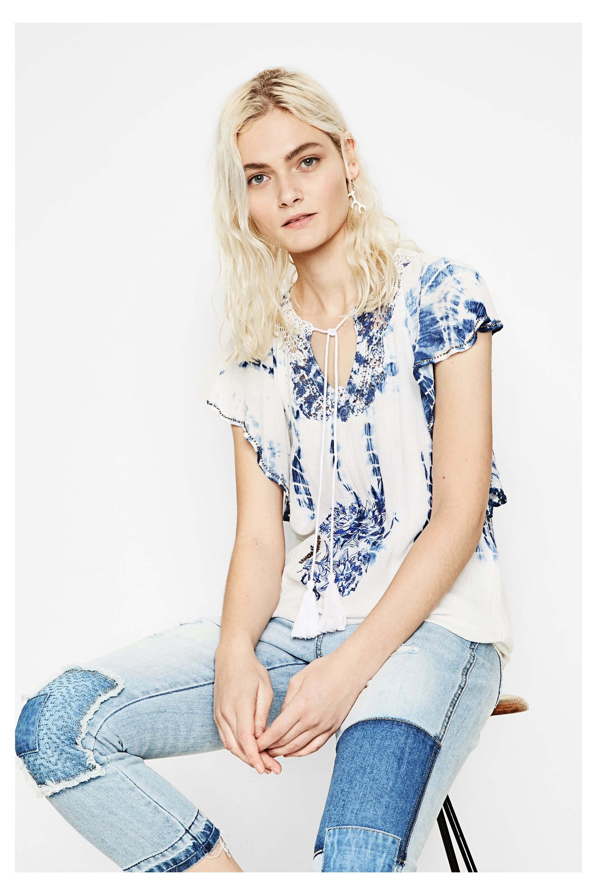 Chemise  Desigual 73B2WF6_1000 Madrid