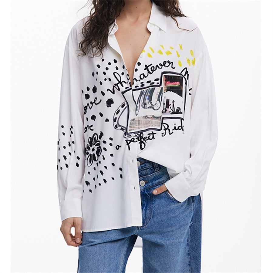 Chemise Desigual blanche