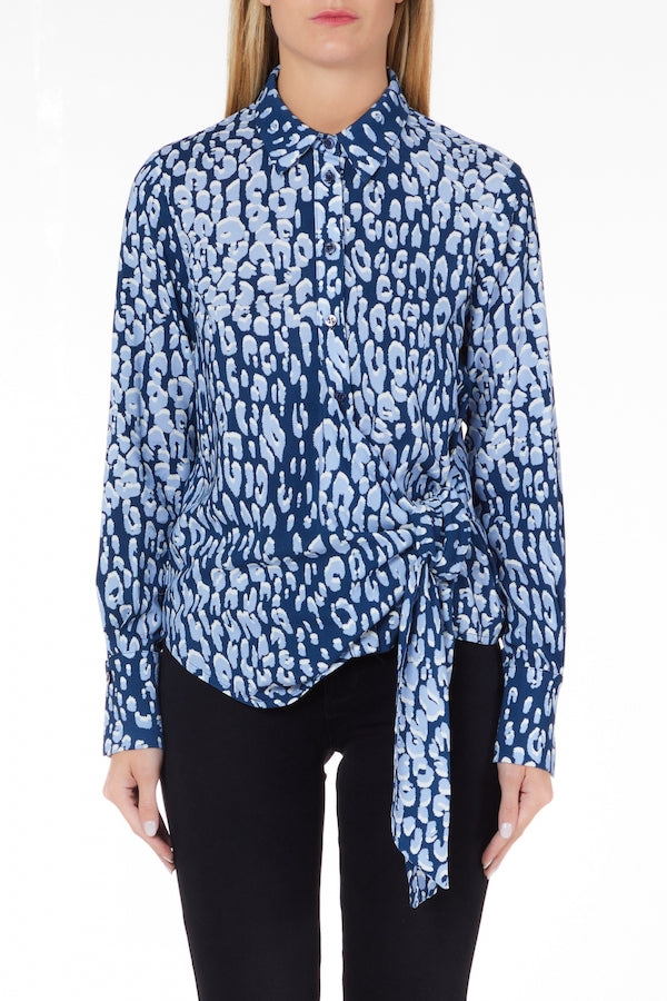 Chemise imprimée avec noeud Liu Jo UA3183