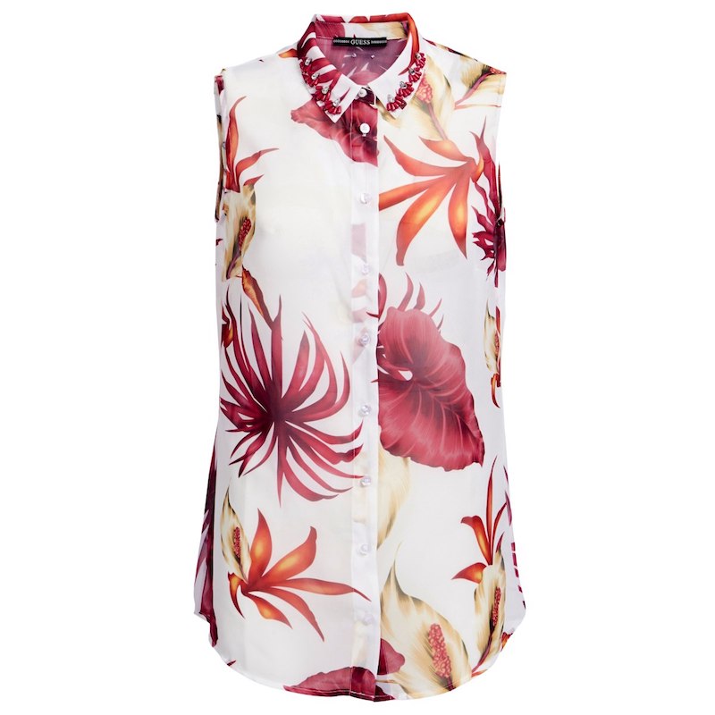 Chemise imprimée Guess W1GH0R