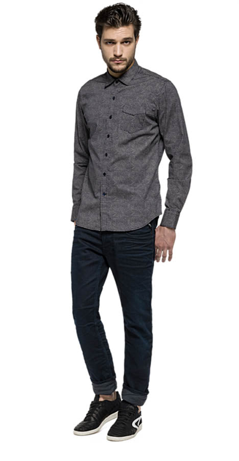 Chemise Replay M4913 Grise