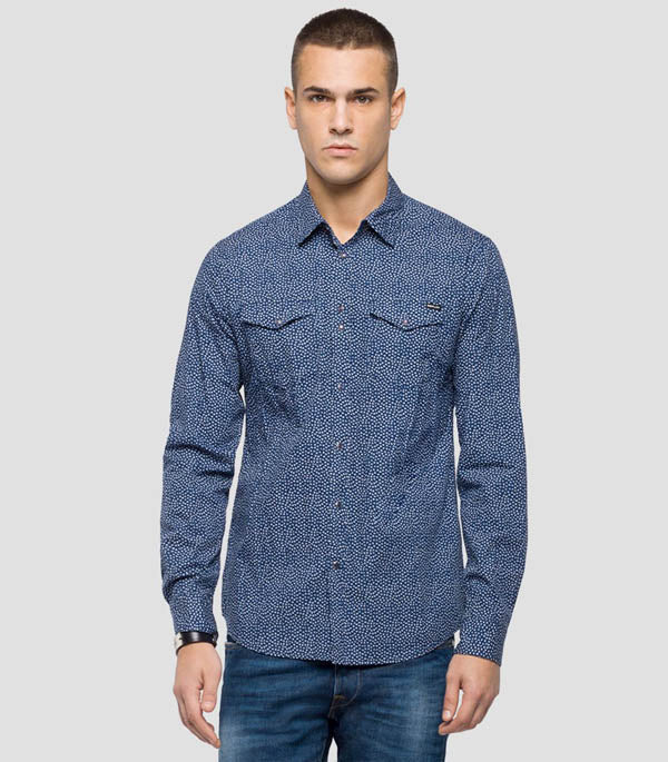 Chemise Replay M4998B