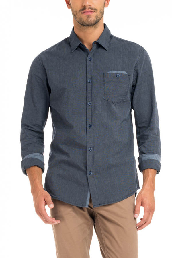 Chemise Salsa 115303 8503 bleu
