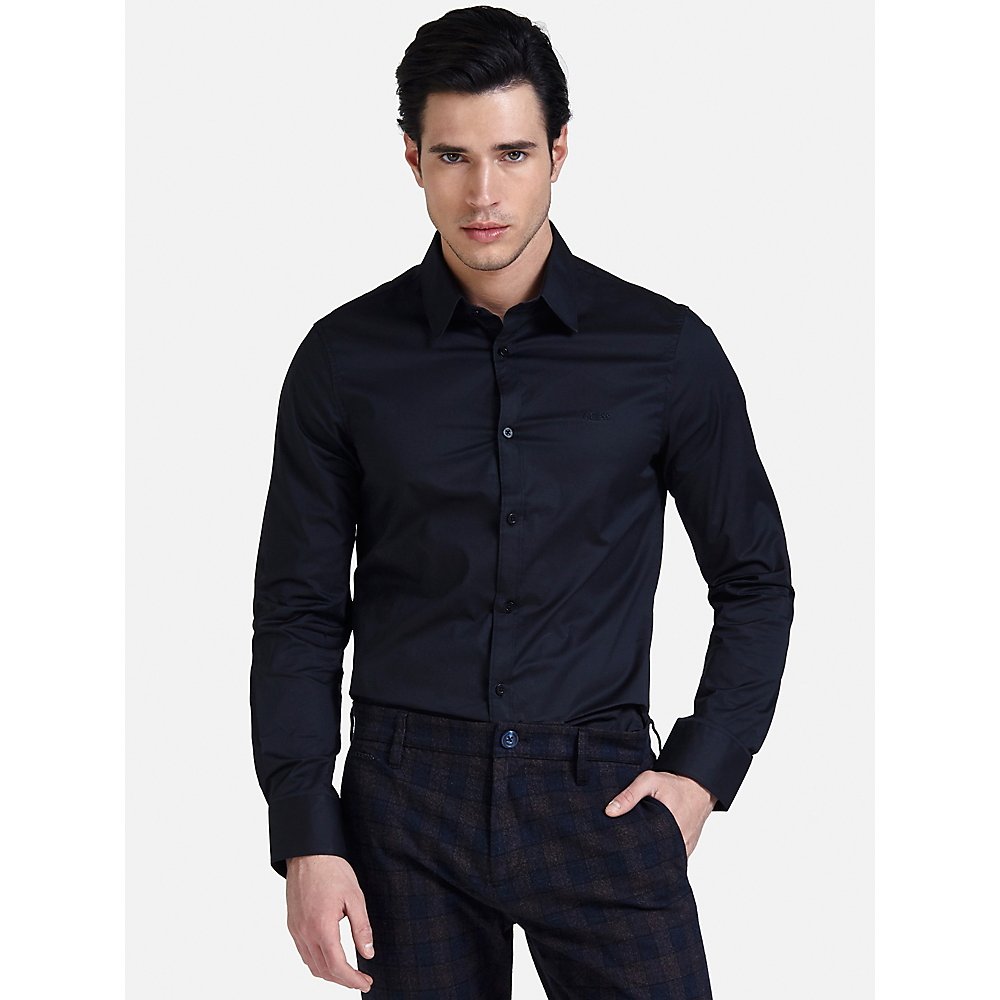 Chemise Sunset bleue Guess M94H20