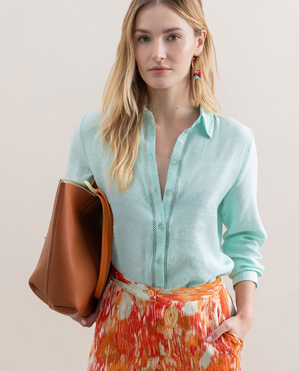 Chemise verte Surkana