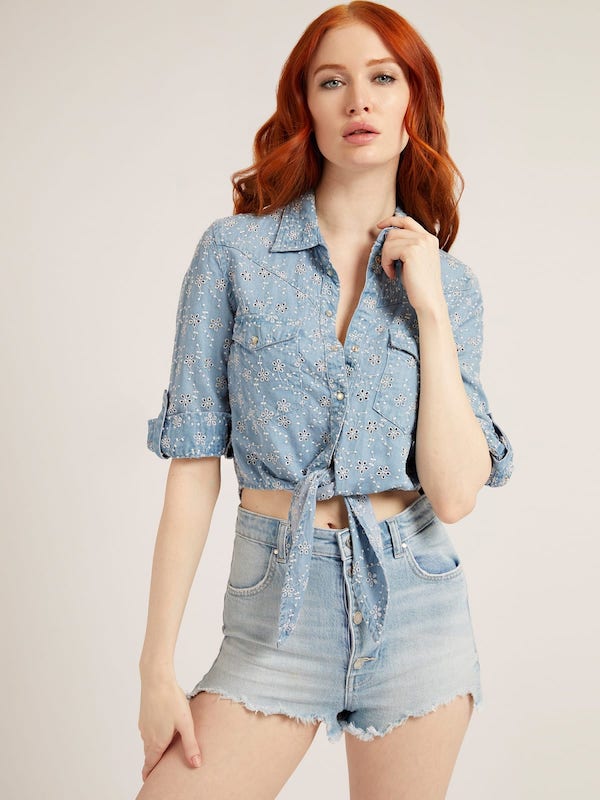Chemisier Sexy Pin Up Guess W2GH07