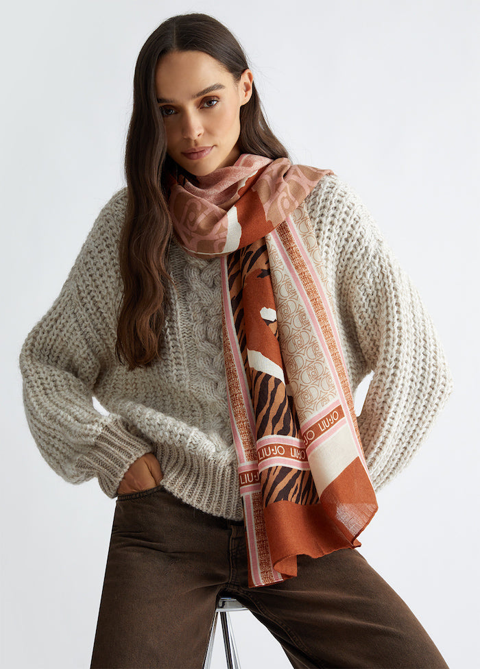 Foulard camel Liu Jo
