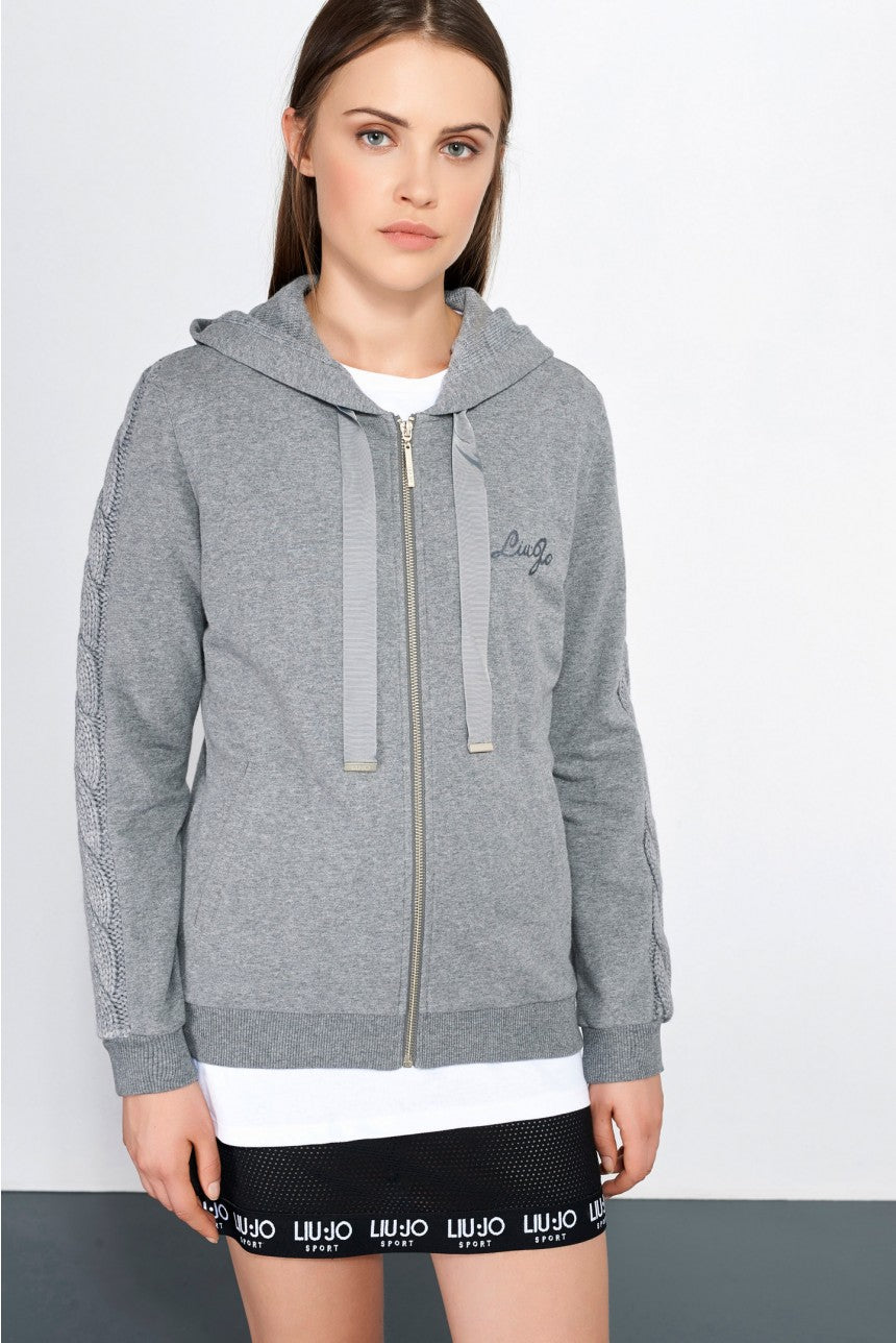 Gilet Liu Jo T66104T0598 Twist gris