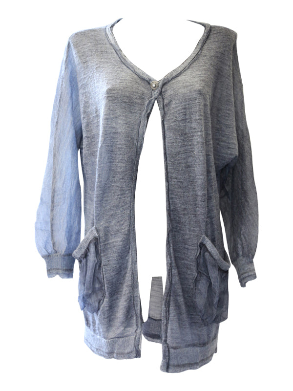 Gilet Nana Nucci OS1 bleu