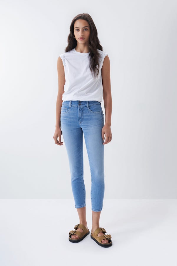 Jean Push In Secret cropped Salsa 21006126