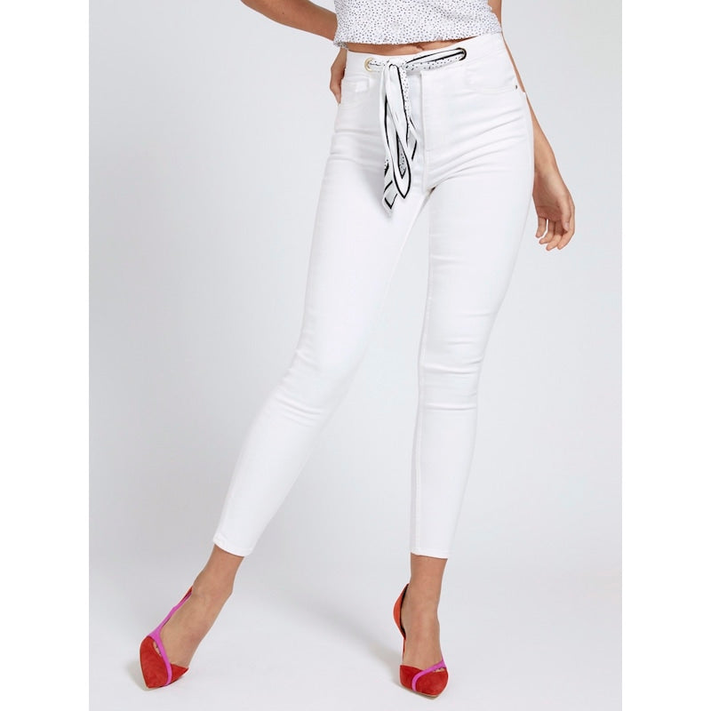 Jean skinny blanc Guess W1GA36