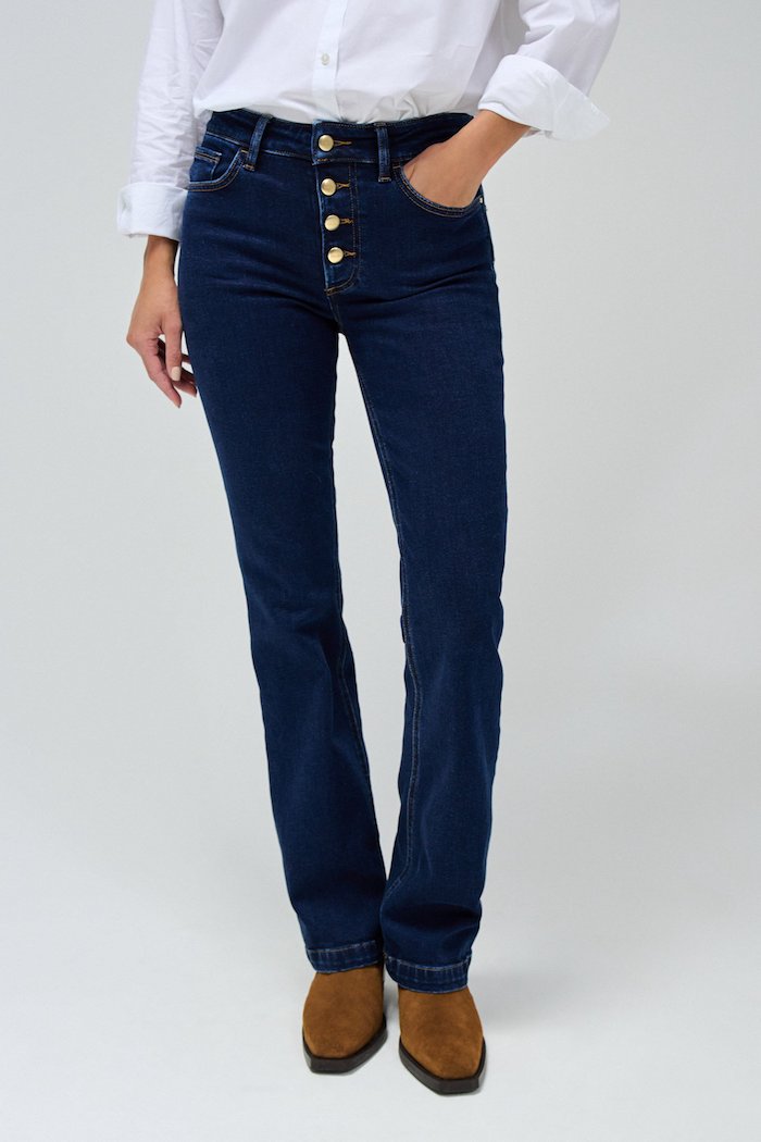 Jeans taille haute boot cut Salsa