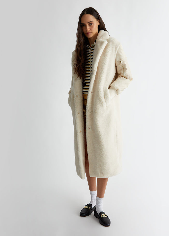 Manteau effet ourson Liu Jo