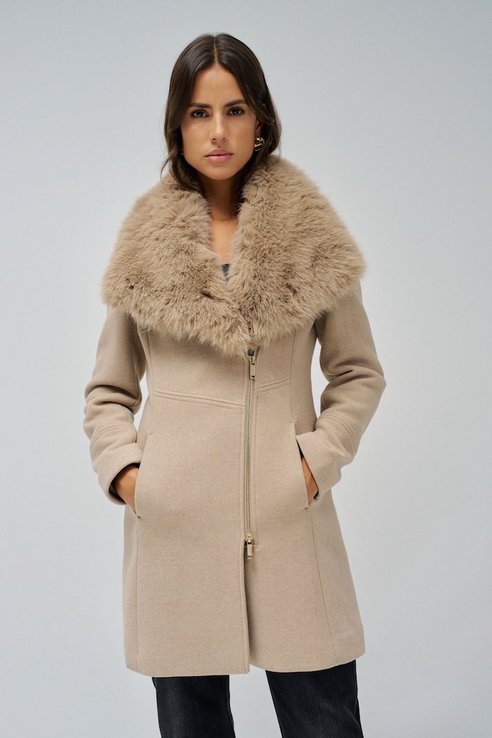 Manteau Salsa en drap de laine