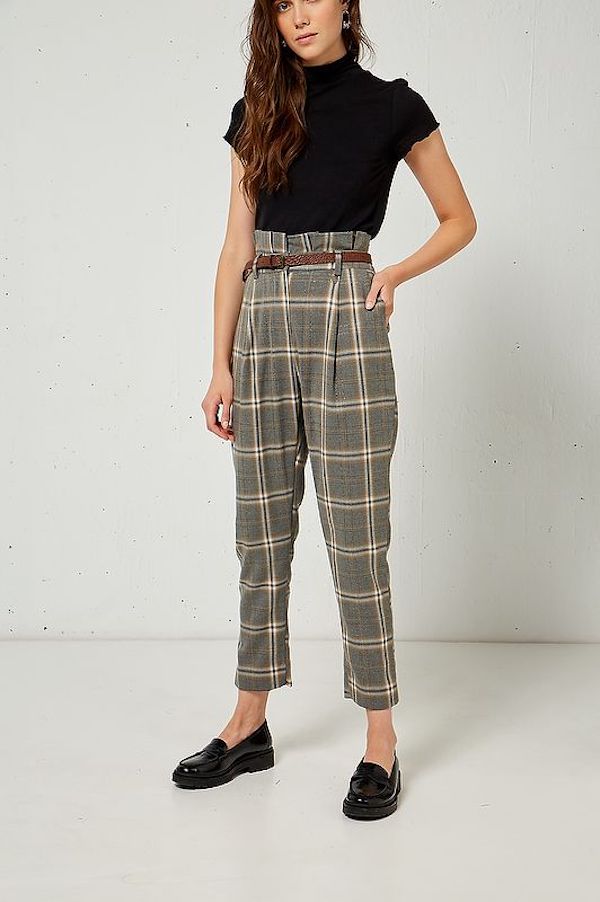 Pantalon à carreaux BSB 046-212015