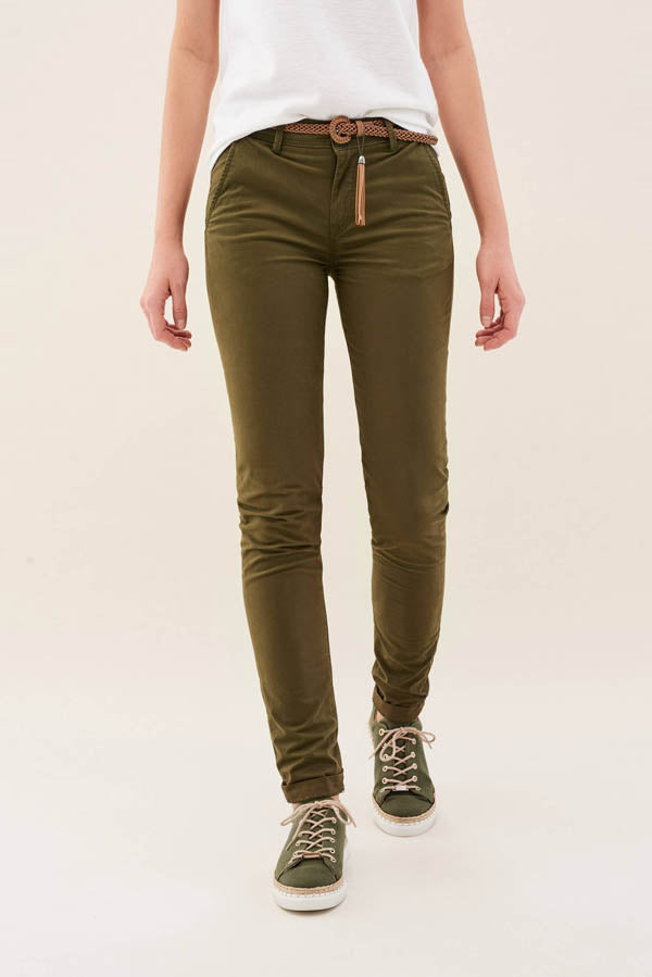Pantalon Chino Kaki Salsa 121221