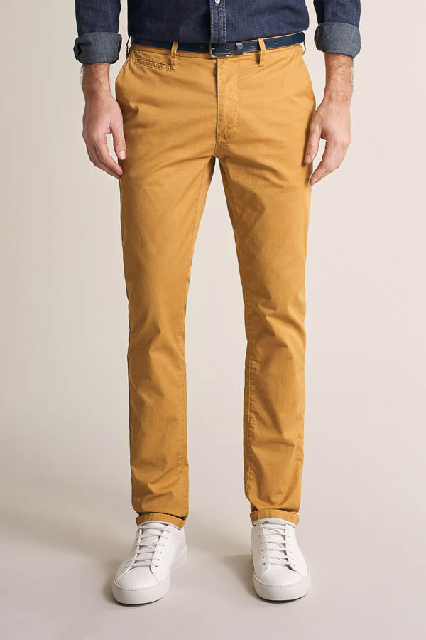 Pantalon chino moutarde Salsa 125091