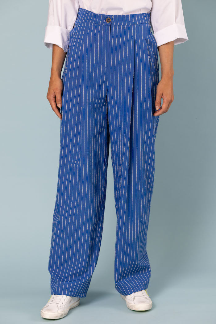 Pantalon large et rayé  O'MER