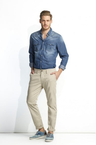 Pantalon Salsa 112507 Chinos Lima