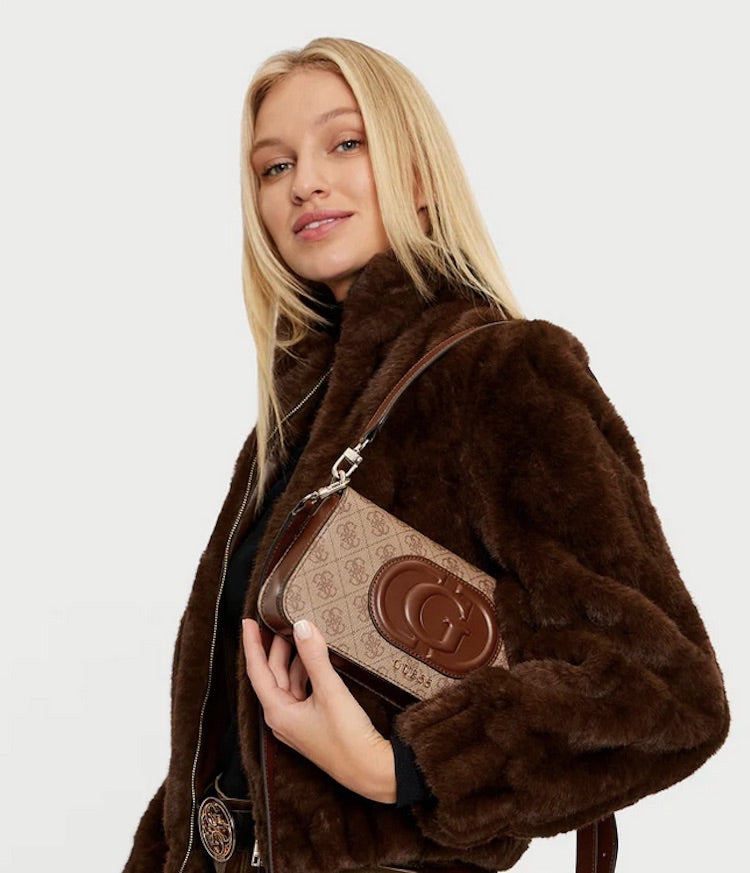 Petit sac à main Guess avec logo camel
