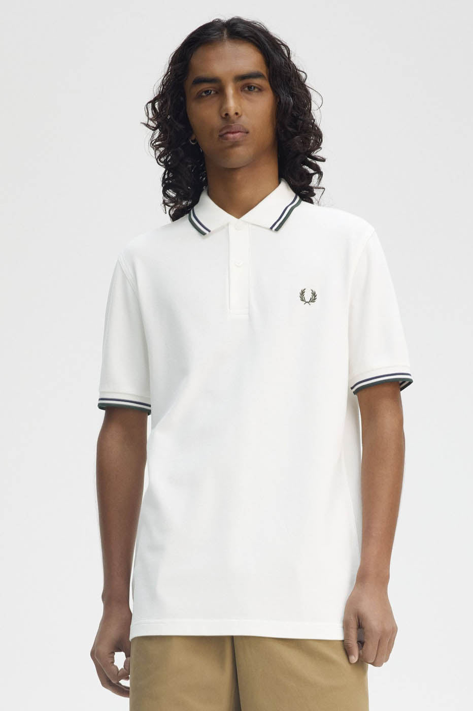 Polo Fred Perry snow white