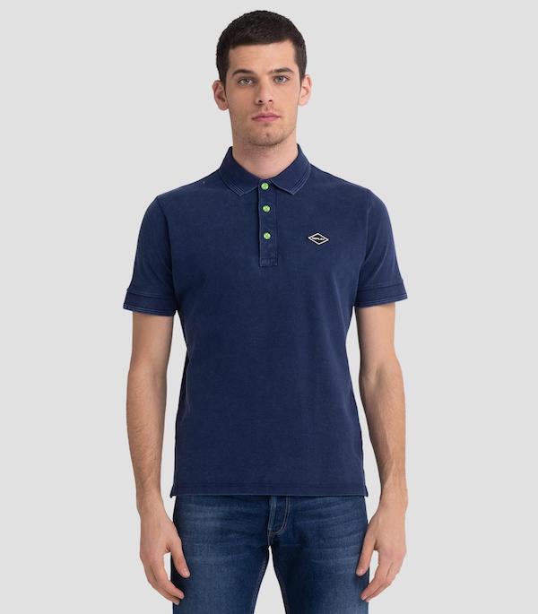 Polo homme bleu Replay M3070A