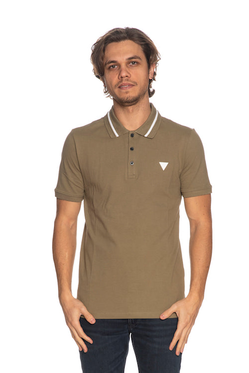 Polo Lyle marron Guess M2RP60