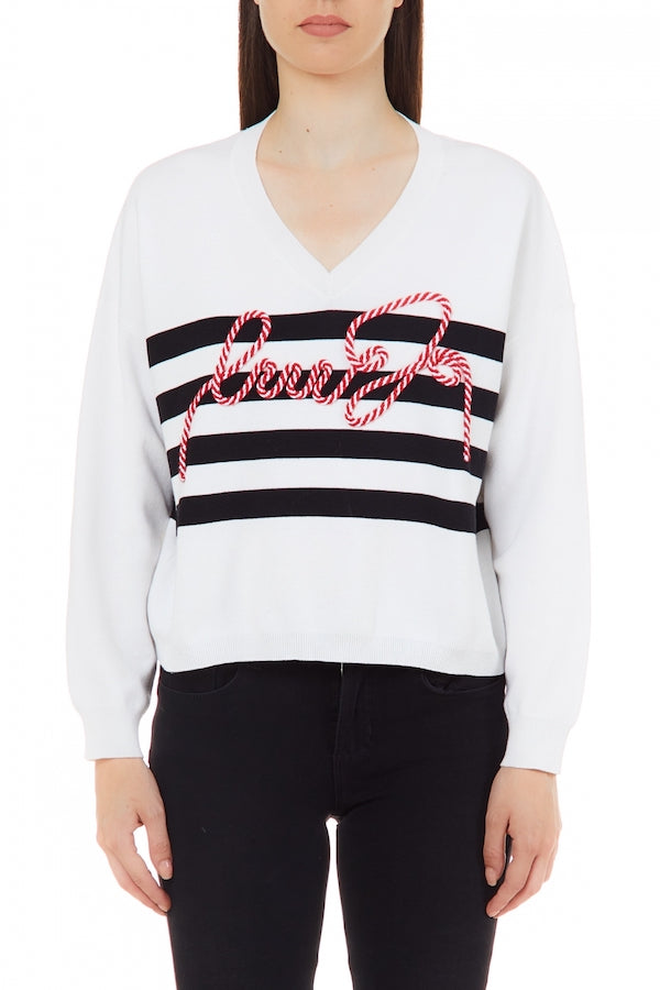 Pull avec logo Liu Jo WA3343