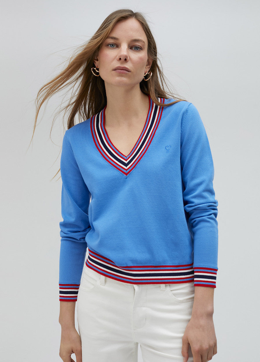 Pull col bleu Lola Casademunt