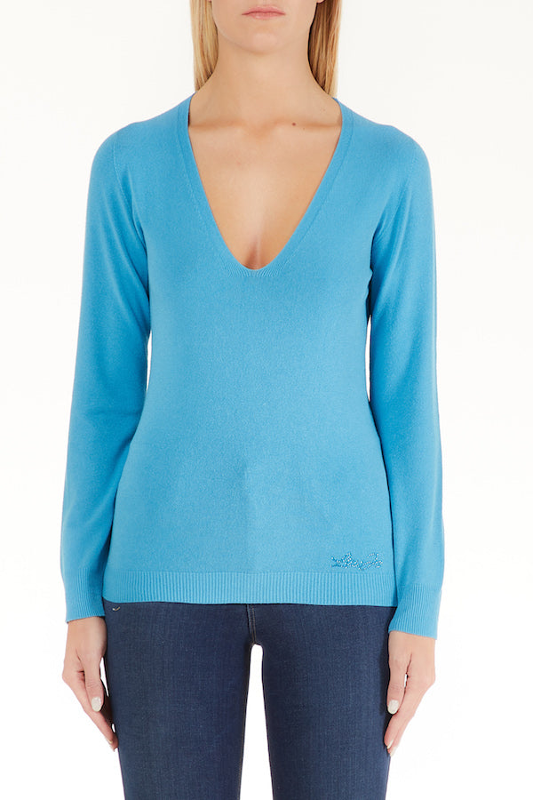 Pull col en v Liu Jo WF2508