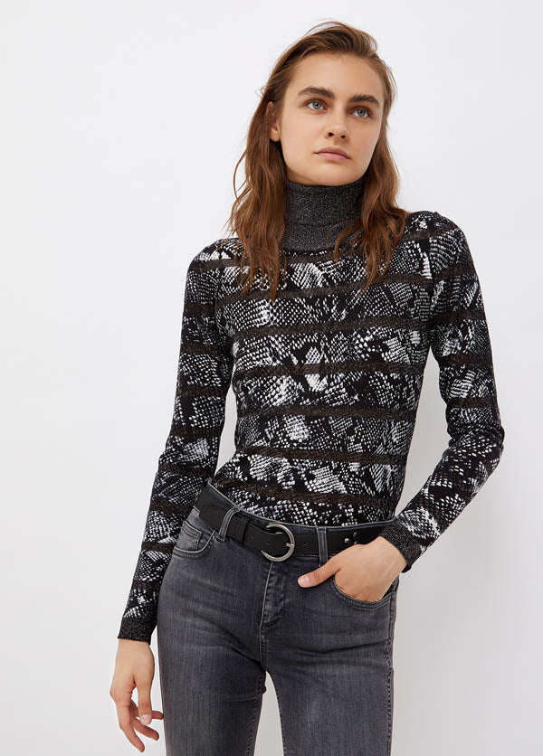 Pull col roulé Liu Jo WF1537