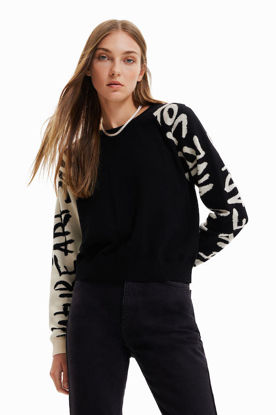 Pull en maille de coton Desigual