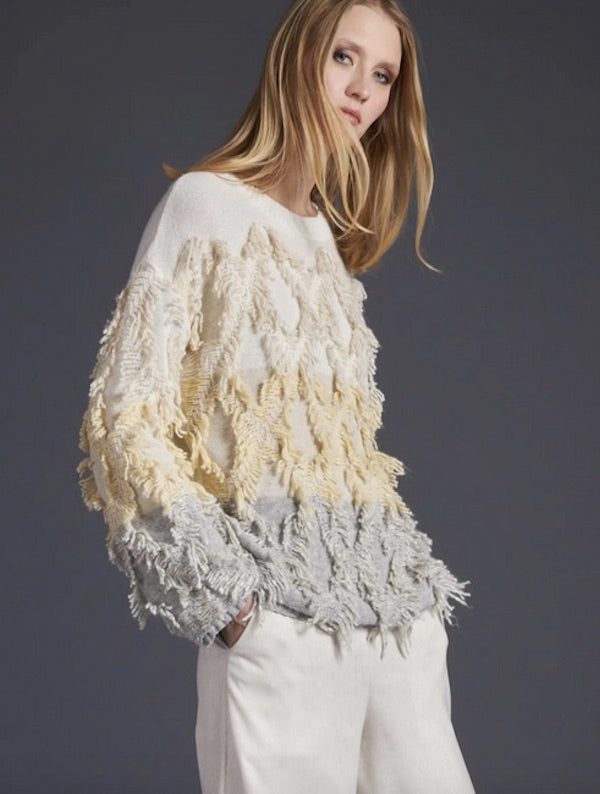 Pull à franges Tricot Chic