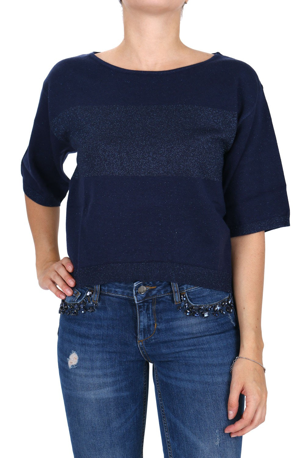 Pull Liu jo M67061MA39F Blue navy