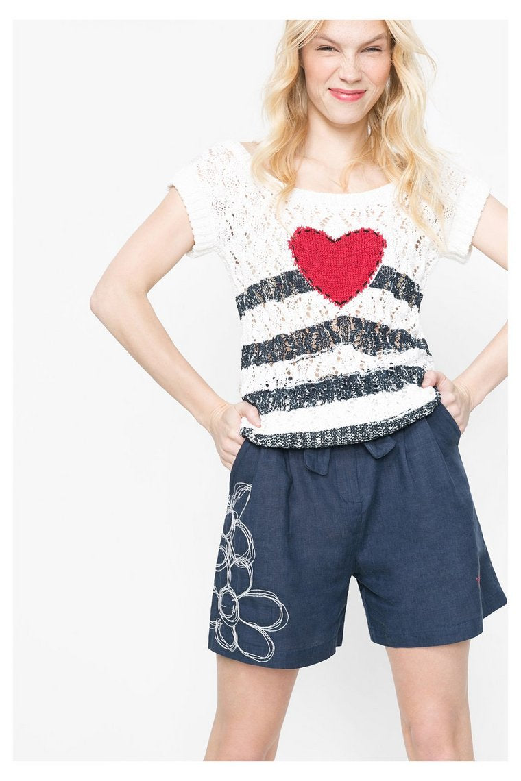 Pull manches courtes Desigual 61J21C3