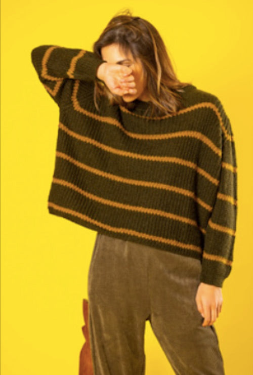 Pull oversize à rayures O'MER