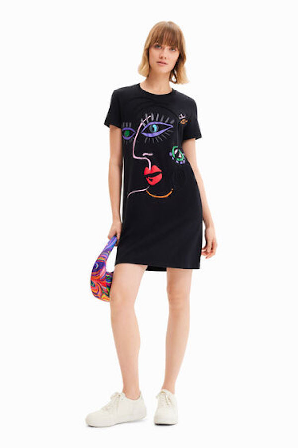 Robe courte imprimé Desigual 23SWVK89