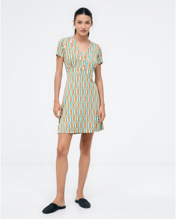 Robe courte imprimée Surkana 513BAPO717